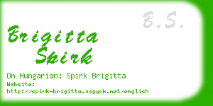 brigitta spirk business card